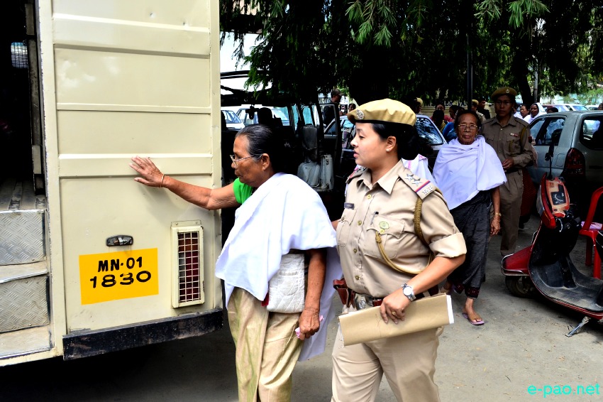 ILP : JCILPS members produced before Chief Judicial Magistrate, Imphal West at Cheirap Court :: Sep 16 2014