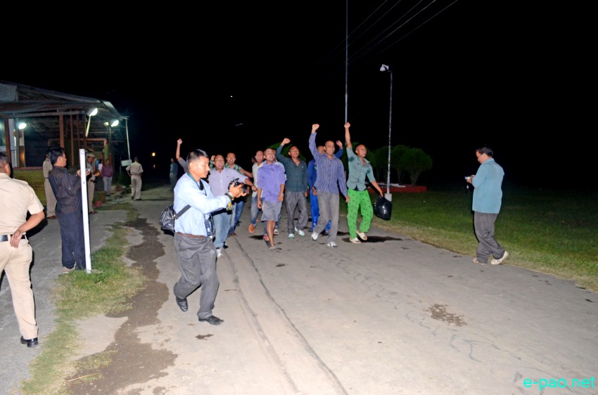 ILP : 47 JCILPS member released from Shajiwa Jail and reception programe at Press Club :: Sep 18 2014