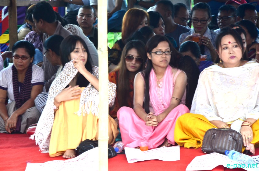 ILP : Sit in Protest by Maniwood  at Elangbam Leikai Meira Paibi Shanglen  :: September 05 2014