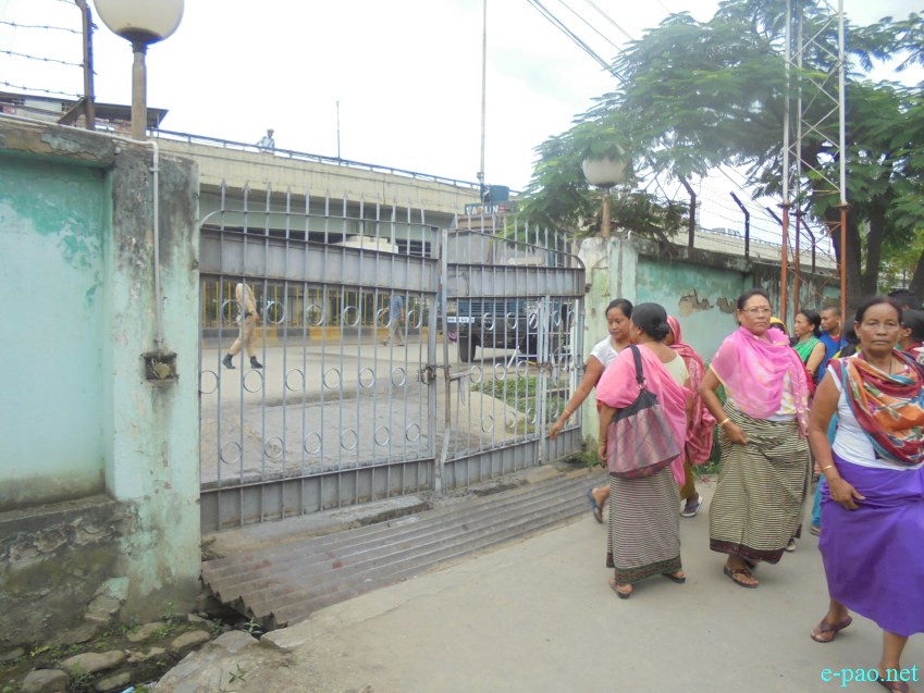 ILP : Arrested JCILPS functionaries produced before court and Protest by student/womenfolks :: September 09 2014