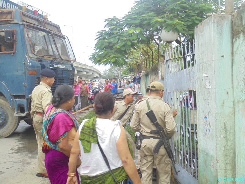 ILP : Arrested JCILPS functionaries produced before court and Protest by student/womenfolks :: September 09 2014