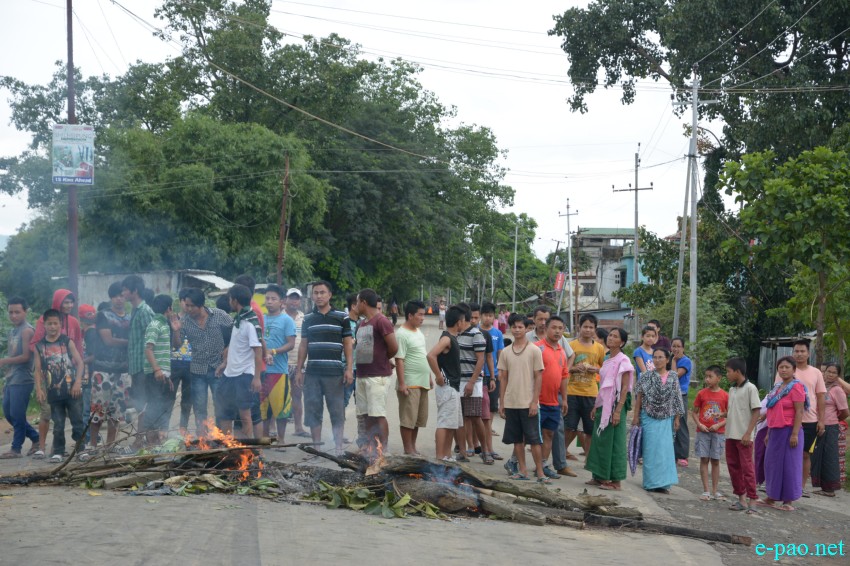 People in street to protest Killing of Student by Police firing and  pro-ILPS  :: July 09 2015