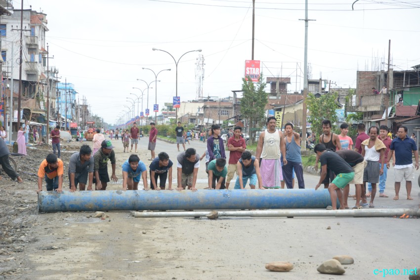 People in street to protest Killing of Student by Police firing and  pro-ILPS  :: July 09 2015