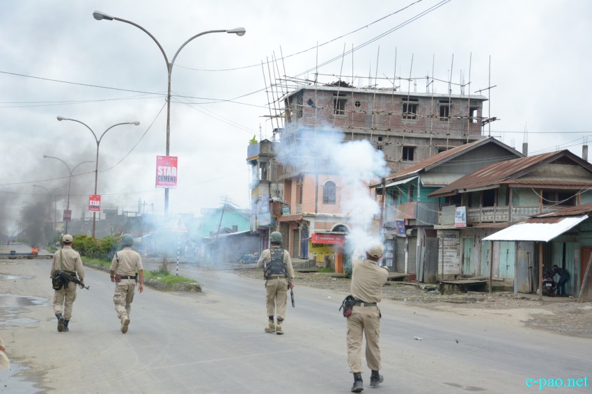 People in street to protest Killing of Student by Police firing and  pro-ILPS  :: July 09 2015