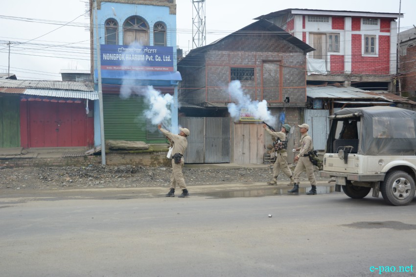 People in street to protest Killing of Student by Police firing and  pro-ILPS  :: July 09 2015