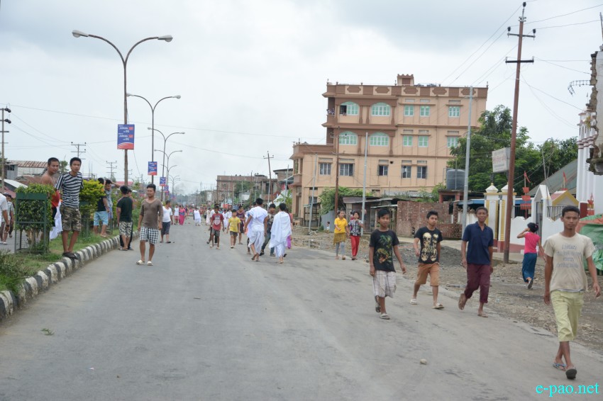 People in street to protest Killing of Student by Police firing and  pro-ILPS  :: July 09 2015