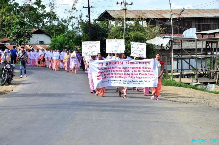 Sit-In and Rally to protest Killing of Student by Police firing and  pro-ILPS  :: July 13 2015