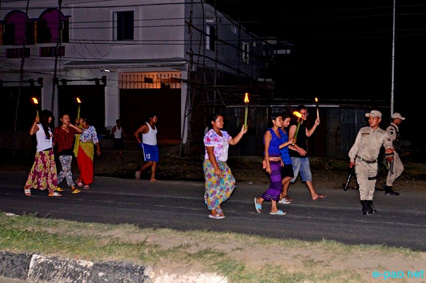 ILP : Meira Rally from Langthabal to Kakwa Indo Burma Road demanding implementation of ILPS in Manipur :: July 15 2015