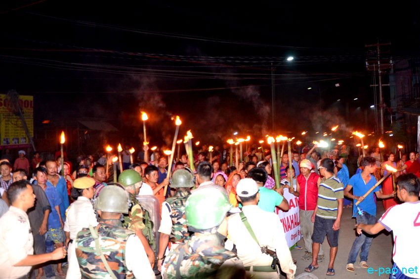 ILP : Meira Paibi Rally  for pro-ILPS at  Keishampat Crossing :: July 21 2015
