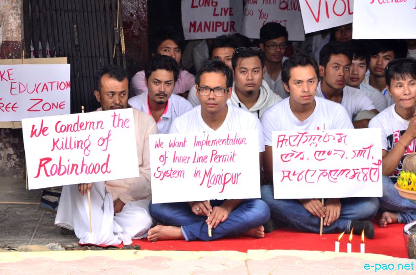 Sit-In and Rally to protest Killing of Student by Police firing and  pro-ILPS  :: July 22 2015