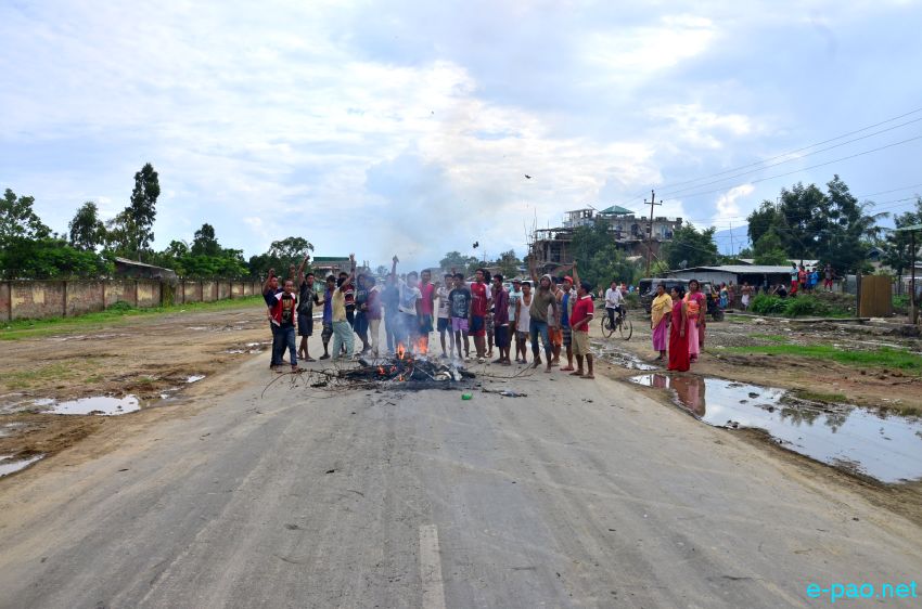 People in street to protest Killing of Student by Police firing and  pro-ILPS  :: July 10 2015