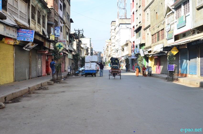 12-hour dawn to dusk statewide general strike in Imphal (over harassment by AR Troops at Tengnoupal)  ::  4th Feb 2015