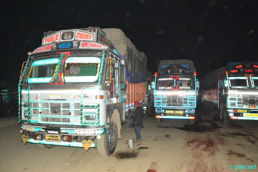 Truck drivers, handymen's hardship during time of bandhs and blockades in the Highways  :: December 2015