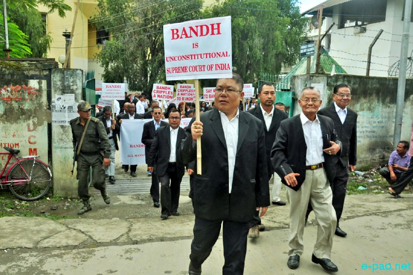 Silent protest Rally to Appeal Against Bandhs, Blockades at Cheirap court :: September 19 2016