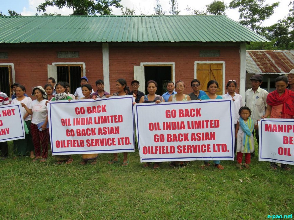 Public Meeting on 'No To Oil Exploration in Manipur' at Ukhrul  