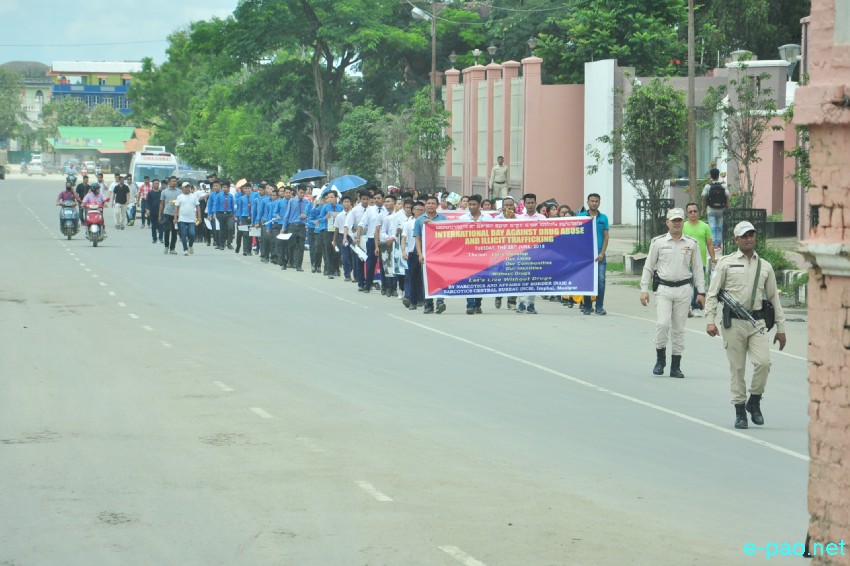 A rally on 'International Day Against Drug Abuse and Illicit Trafficking' :: 26 June 2018