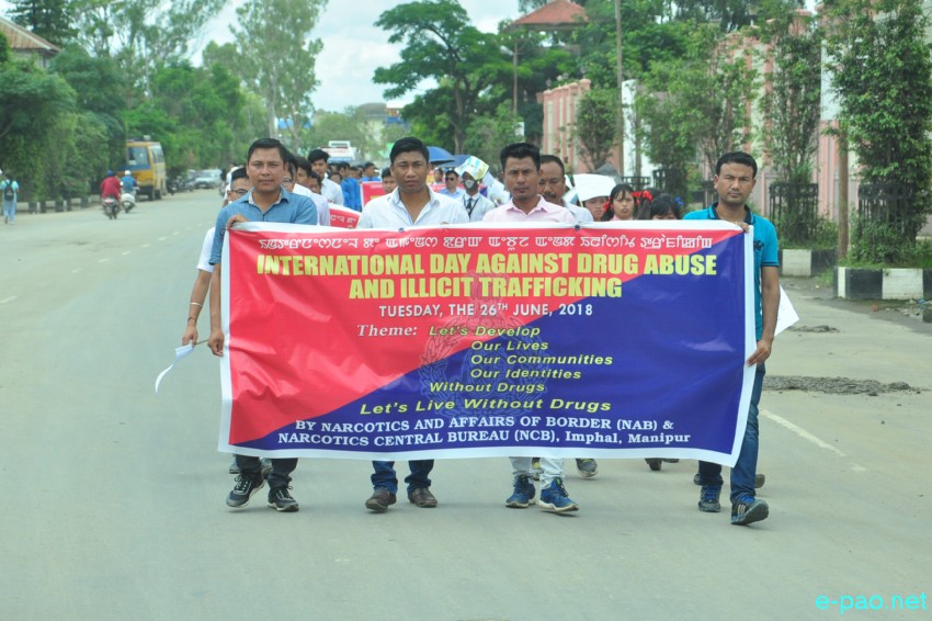 A rally on 'International Day Against Drug Abuse and Illicit Trafficking' :: 26 June 2018