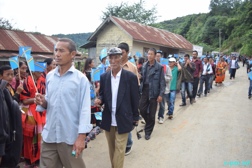 A rally for peace 'Expedite Framework Agreement' from Phalee to Somdal :: 14th August 2018