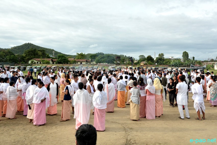 Babysana's last rites performed at THAU Ground Thangmeiband, Imphal :: 31st July 2019