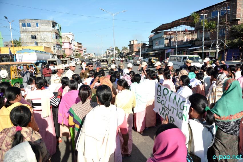 Public Alert Rally on Indo Naga Peace Talk under aegis of COCOMI at Sagolband Area :: 23rd November 2019