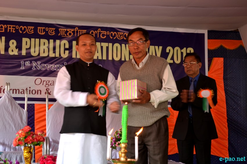 Information and Public Relations (IPR) Day celebrated at DIPR office Imphal :: 01 November 2013