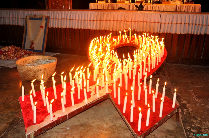 30th International AIDS Candlelight Memorial at JN Dance Academy Hall, DM College Campus, Imphal :: May 19 2013 