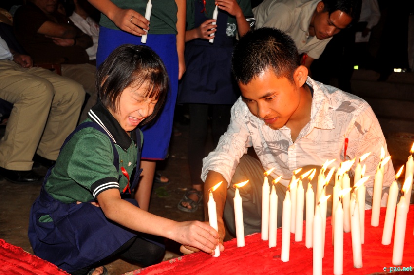30th International AIDS Candlelight Memorial at JN Dance Academy Hall, DM College Campus, Imphal :: May 19 2013