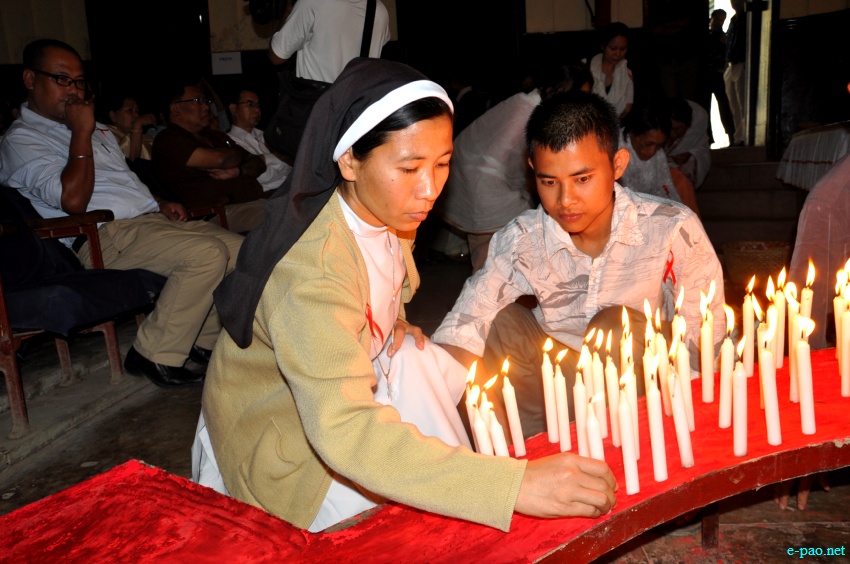 30th International AIDS Candlelight Memorial at JN Dance Academy Hall, DM College Campus, Imphal :: May 19 2013