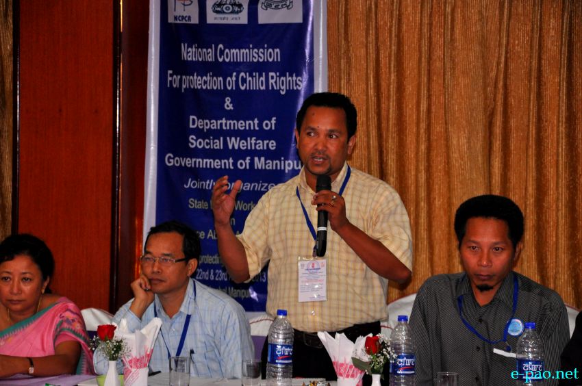 A 2-day Workshop on 'Substance Abuse Among Children' at Hotel Classic, Imphal :: 22 August 2013