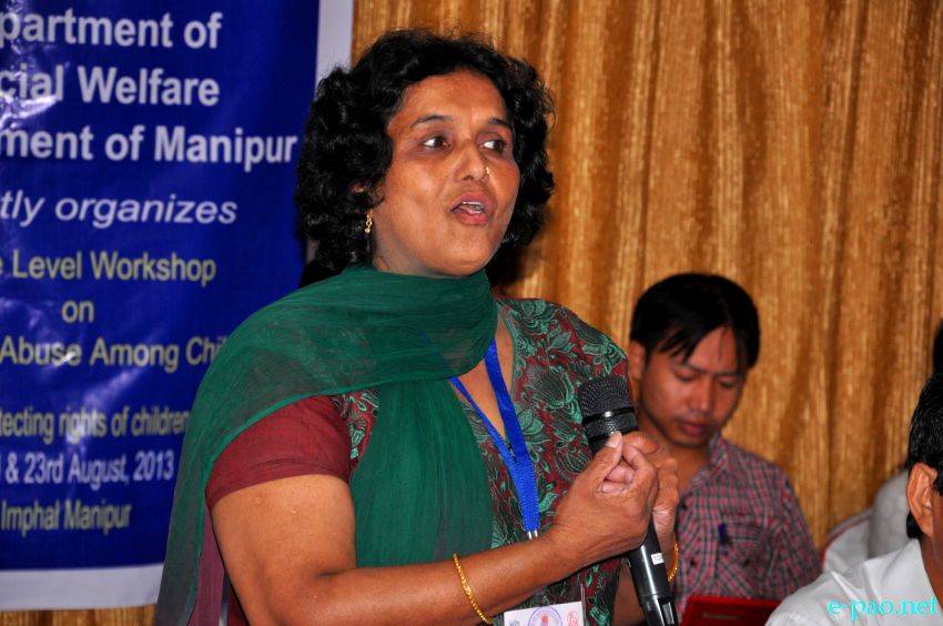 A 2-day Workshop on 'Substance Abuse Among Children' at Hotel Classic, Imphal :: 22 August 2013