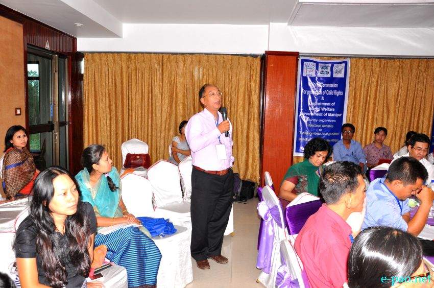 A 2-day Workshop on 'Substance Abuse Among Children' at Hotel Classic, Imphal :: 22 August 2013