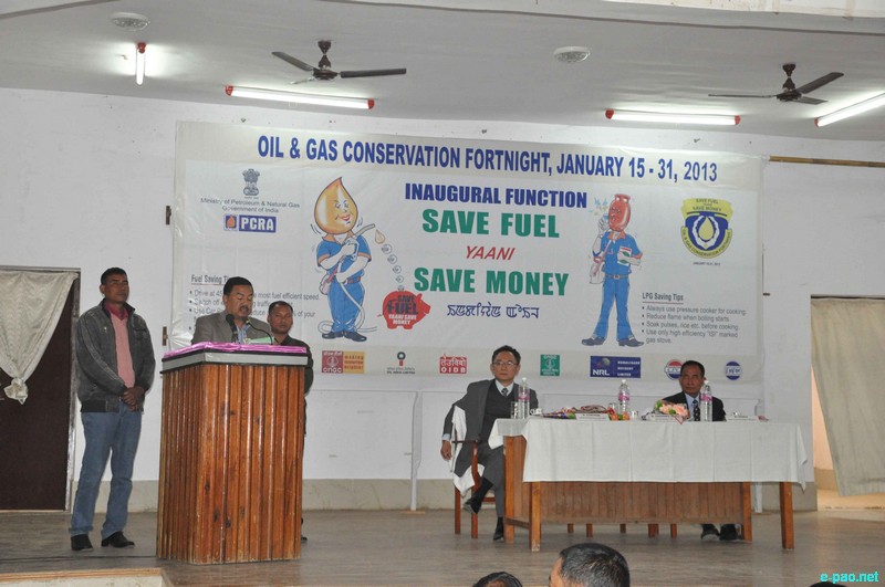 Oil And Gas Conservation Fortnight at Hotel Imphal on Januray 15 2013