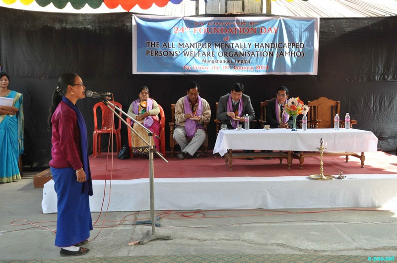 24 Foundation Day of All Manipur Handicapped Persons Welfare Organisation (AMHO) Mongshangei :: 18 January 2013