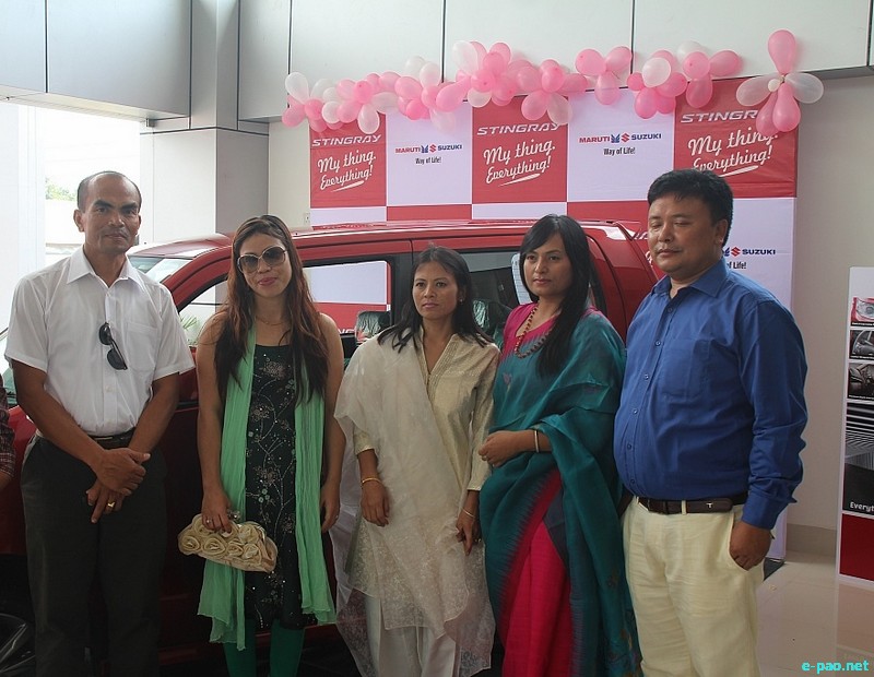 Maruti Suzuki introduced the stylish, aggressive and sporty 'Stingray' in Imphal with MC Mary Kom :: September 03 2013