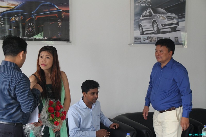 Maruti Suzuki introduced the stylish, aggressive and sporty 'Stingray' in Imphal with MC Mary Kom :: September 03 2013