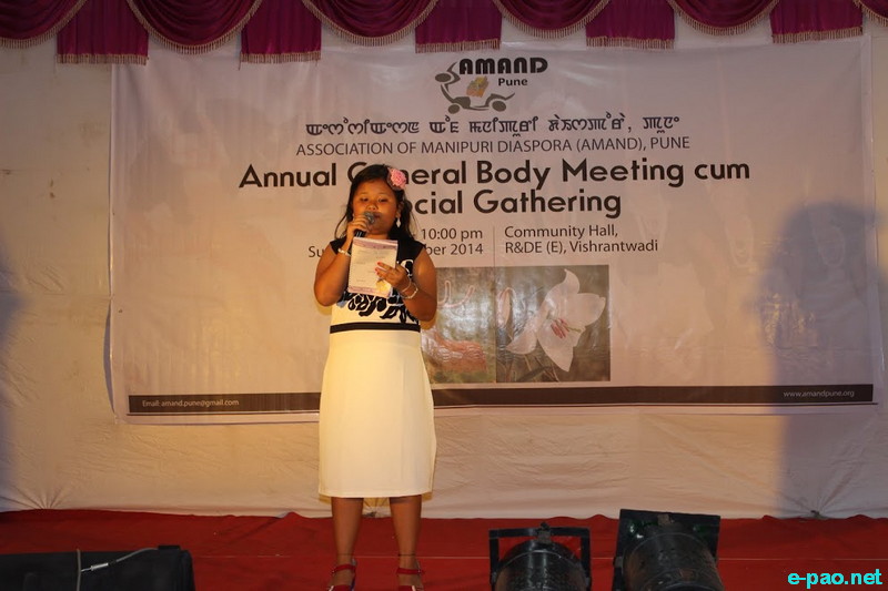 Association of Manipuri Diaspora (AMAND), Pune : AGM / social gathering  :: Oct 05 2014