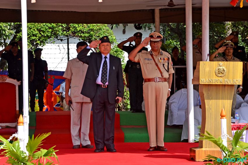 124th Raising Day of Manipur Police was celebrated at 1st MR parade ground, Imphal :: October 19 2015