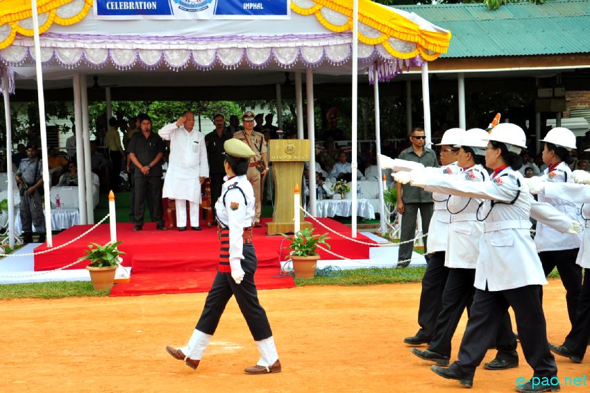 125th Raising Day Anniversary of Manipur Police at 1st Bn Manipur Rifles parade ground :: October 19 2016
