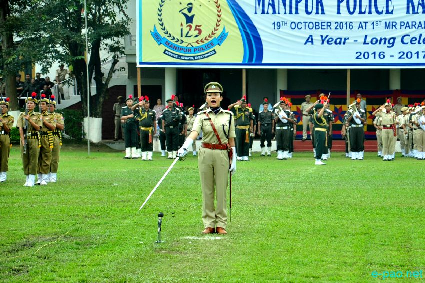 125th Raising Day Anniversary of Manipur Police at 1st Bn Manipur Rifles parade ground :: October 19 2016