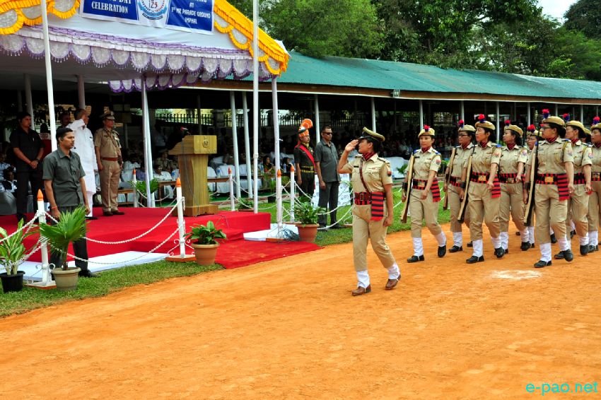 125th Raising Day Anniversary of Manipur Police at 1st Bn Manipur Rifles parade ground :: October 19 2016