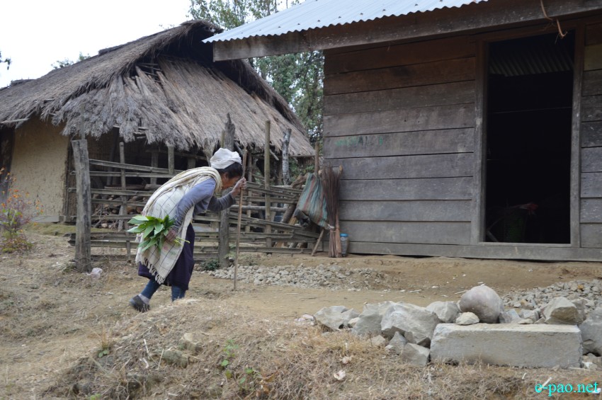 Landscape of  Kabui Khullen Part-1 village in Tamenglong District   :: 20 January 2016