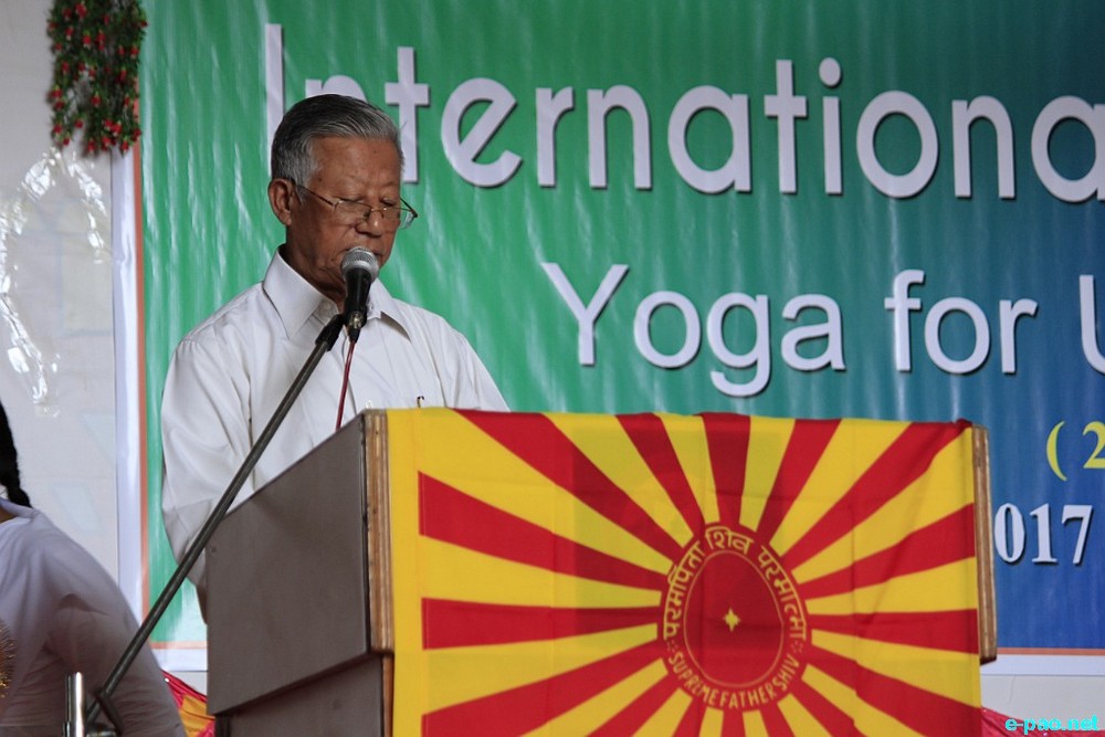 International Yoga Day : Opening function at HRD Academy, Ghari, Imphal ::  21st May 2017