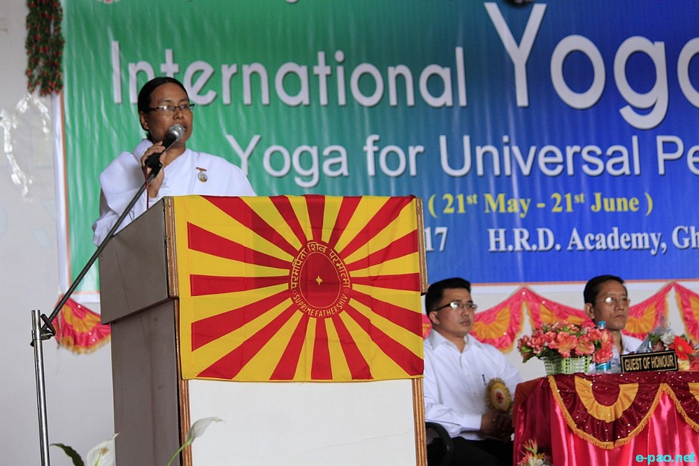 International Yoga Day : Opening function at HRD Academy, Ghari, Imphal ::  21st May 2017