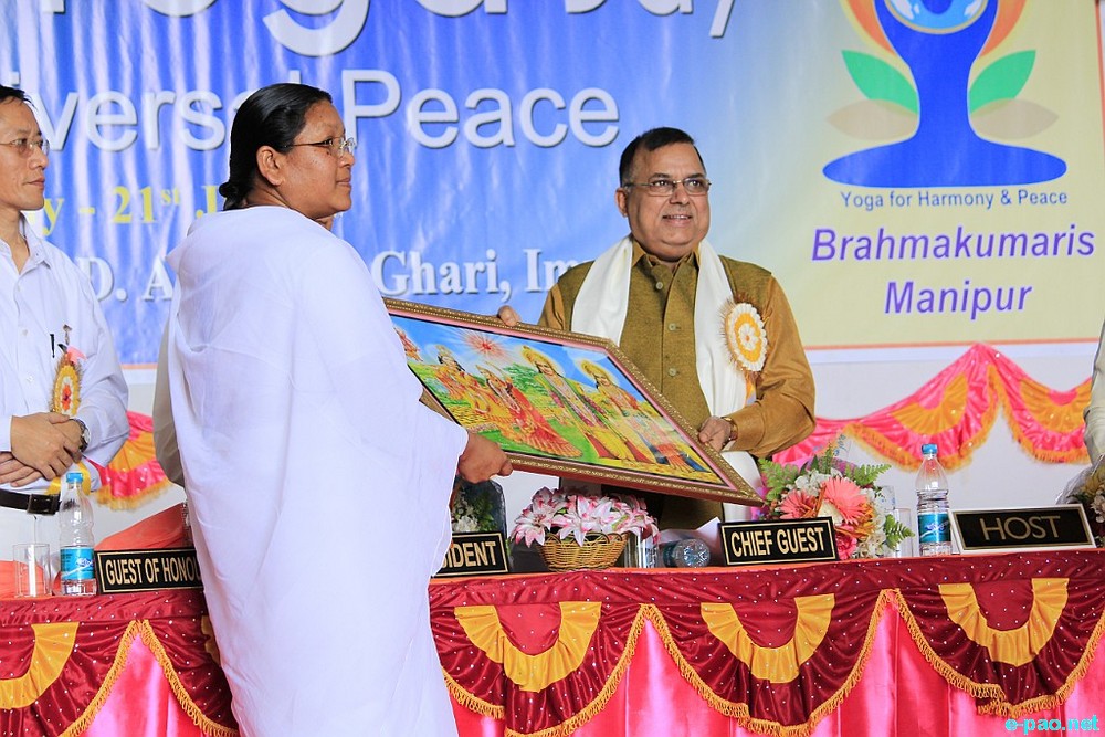 International Yoga Day : Opening function at HRD Academy, Ghari, Imphal ::  21st May 2017