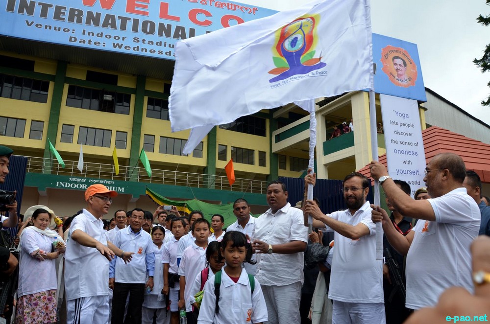 International Yoga Day at Khuman Lampak Indoor stadium :: 21st June 2017
