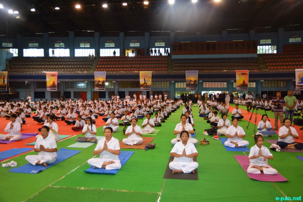 International Yoga Day at Khuman Lampak Indoor stadium :: 21st June 2017