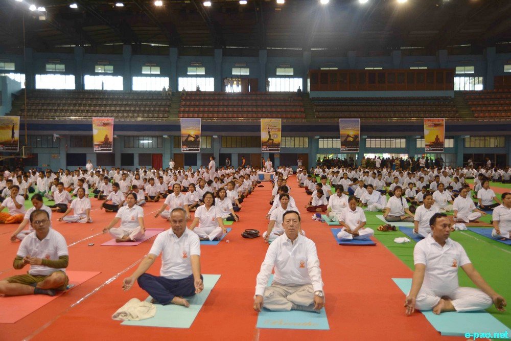  International Yoga Day at Khuman Lampak Indoor stadium :: 21st June 2017 