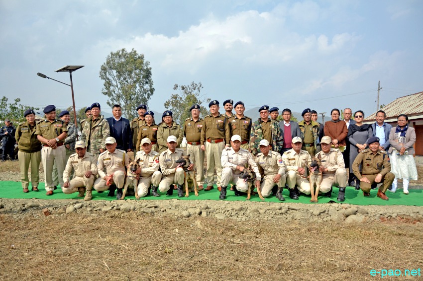 DGP Manipur - L M Khaute inaugurated Manipur Police Dog Squad at Lamphel :: 20th January 2020