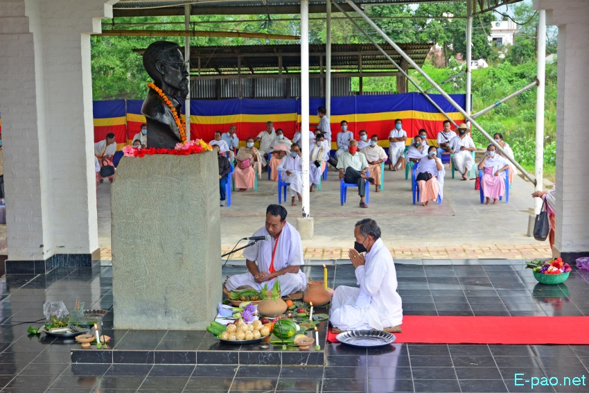 20th death anniversary of Arambam Samarendra: Floral Tribute at Khurai Shalanthong, Imphal :: 10th June, 2020