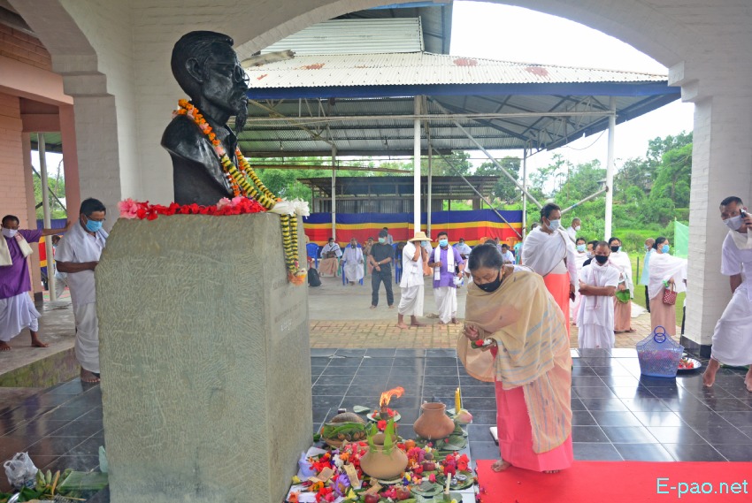 20th death anniversary of Arambam Samarendra: Floral Tribute at Khurai Shalanthong, Imphal :: 10th June, 2020